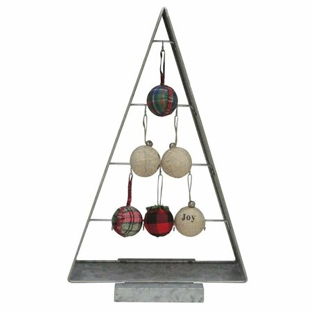 GOLDENGIFTS Tree with Ornaments Christmas Decoration, 4PK GO1679774